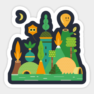 Igloo Island Sticker